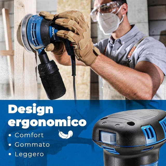 Thumbnail 6 de Dong Cheng 300W Levigatrice orbitale 125 mm 🛠