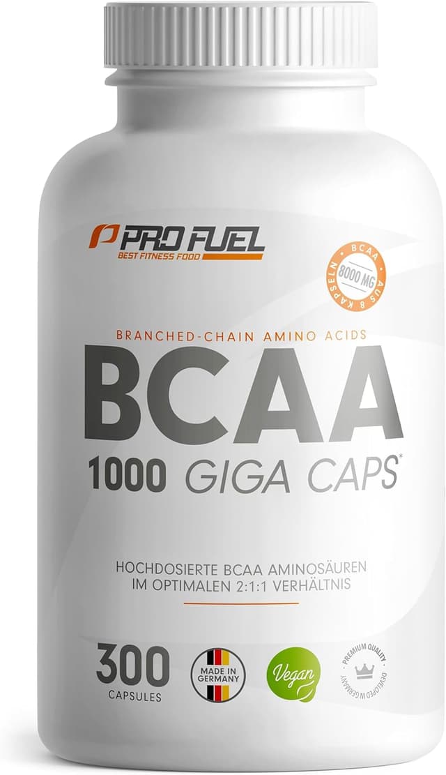 Detalle de BCAA 1000 Giga Caps mit 8.000 mg BCAA