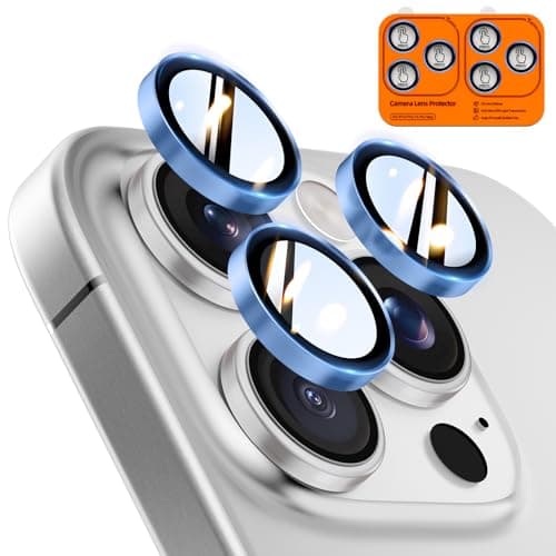 Imagen de TOCOL Protection objectif iPhone 14 Pro Max, bleu clair ⚙ en OfertitasTOP