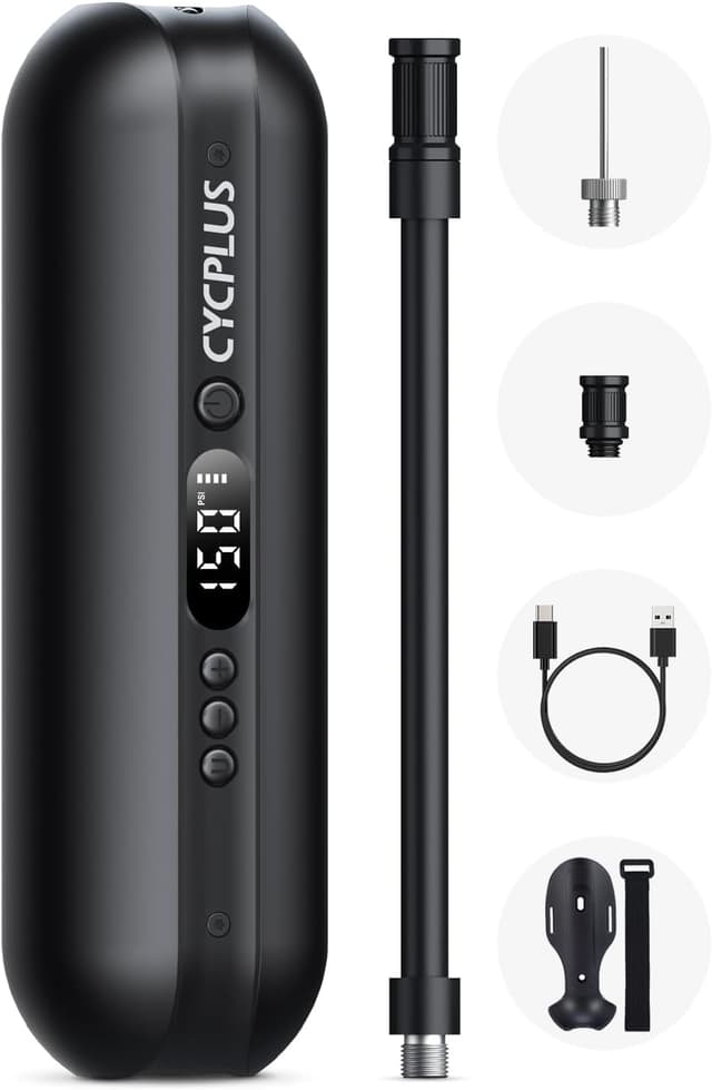 Detalle de CYCPLUS Electric Bike Pump 150 PSI