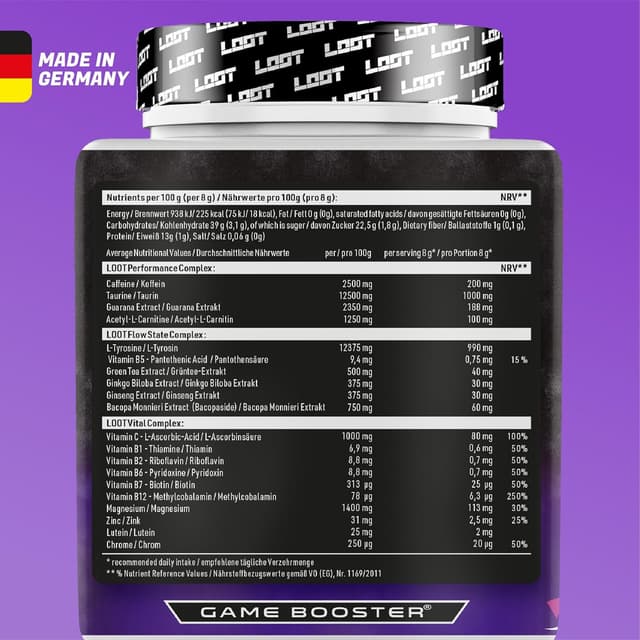 Thumbnail 6 de LOOT® BLACK EDITION Clover Curse 50 Servings