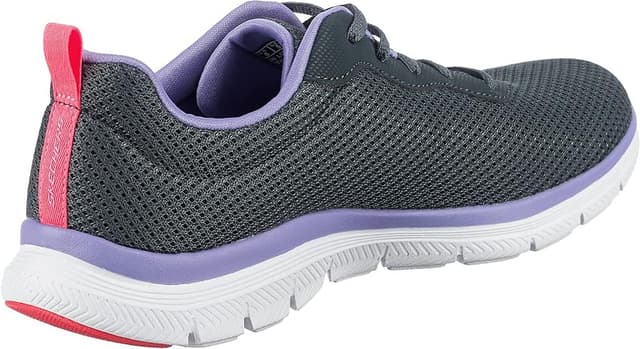 Thumbnail 4 de Skechers Flex Appeal 4.0 Mujer Zapatillas Charcoal Lavendar