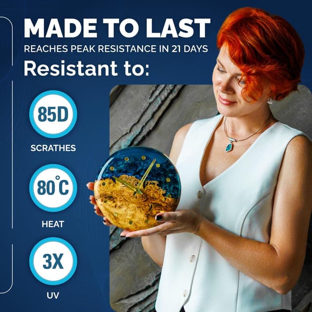 Thumbnail 3 de CRAFT RESIN 1.5L Crystal Clear epoxy resin kit 🧪