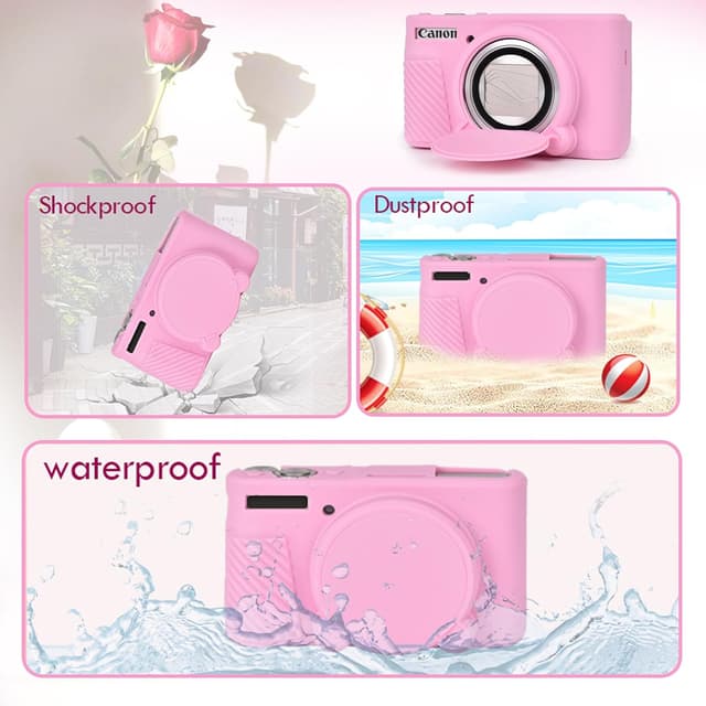 Thumbnail 5 de Canon PowerShot SX740 Silikonhülle Kameratasche schwarz