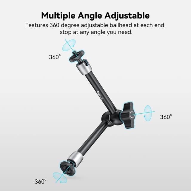 Thumbnail 2 de SMALLRIG 9.8-inch articulating magic arm for monitors