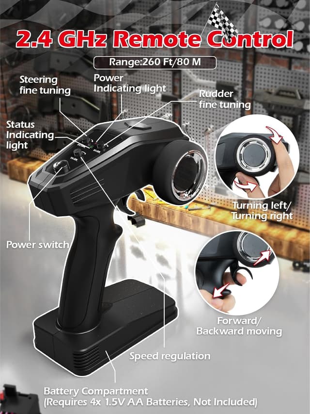 Thumbnail 4 de Kiztoys 1:18 Remote Control Car