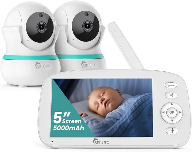 Imagen de CAMSTRO Babyphone 5" con 2 cámaras 5000mAh en OfertitasTOP