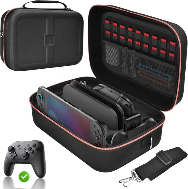 Detalle de Gorixer Switch 2 Tasche 18 Spiele