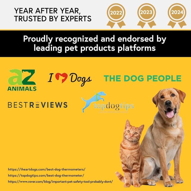 Detalle 2 de iProvèn DTK-117Y pet thermometer 20 sec