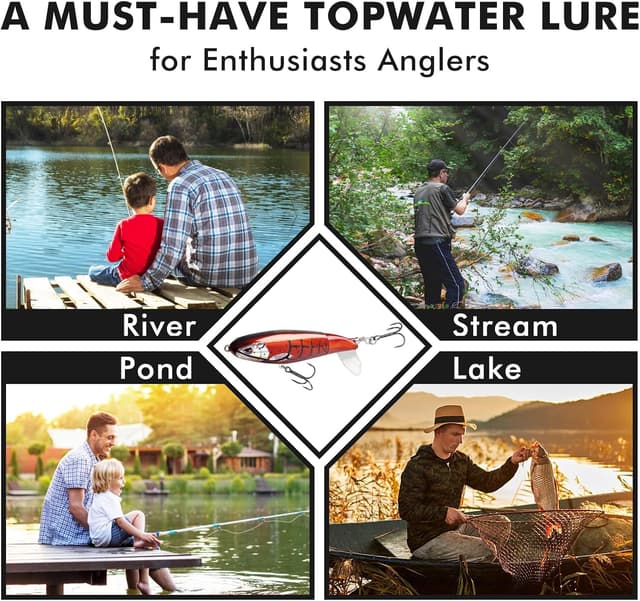 Thumbnail 6 de Truscend Esca Plopper per Black Bass 🎣