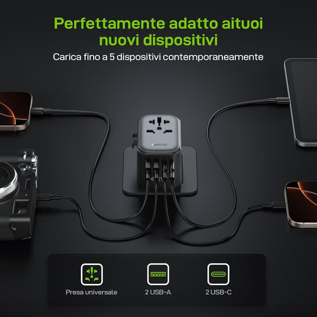 Thumbnail 2 de EPICKA Reiseadapter 45W USB Reiseadapter