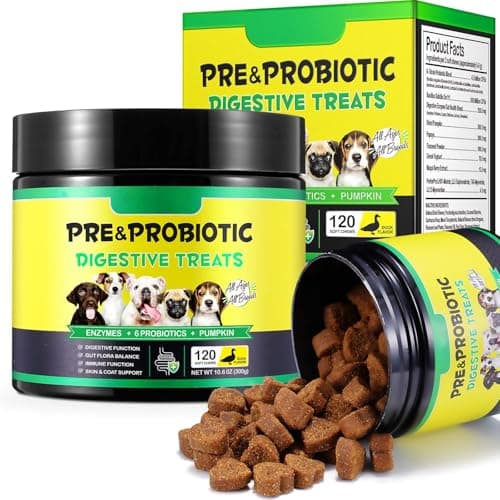 Detalle de Probióticos para Perros con Enzimas Digestivas (Pato, 120 Chews)
