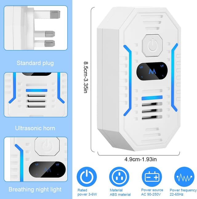 Detalle 2 de LOPHE Ultrasonic Pest Repeller 4-Pack