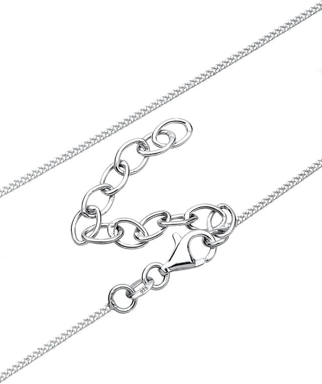 Detalle 2 de Elli Halskette Stern Anhänger 36 cm Silber