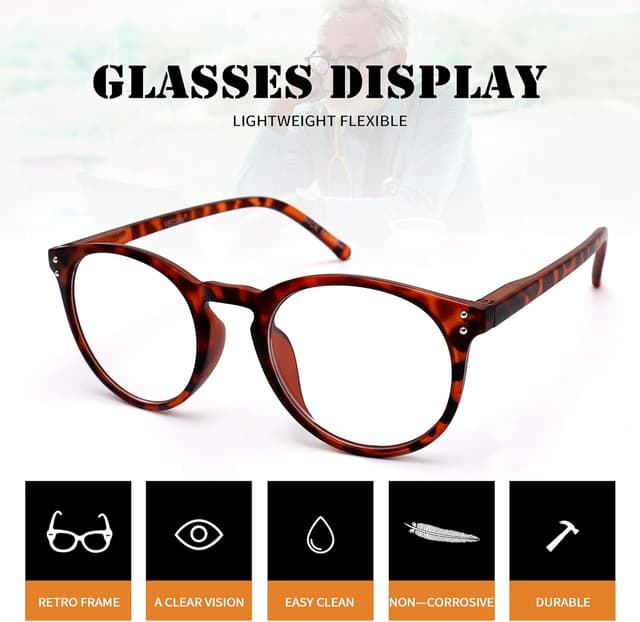 Detalle 1 de Lesebrille mit Kristallgläsern, 3 Stück