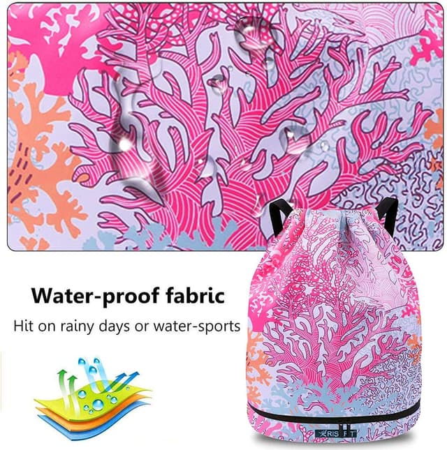 Detalle 2 de Risefit Waterproof Drawstring Gym Bag 13