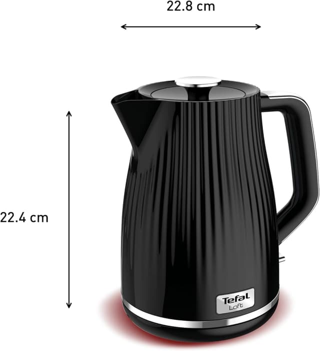 Thumbnail 6 de Tefal Loft Electric Kettle KO250840 (Black Glossy), 1.7L cordless fast boil
