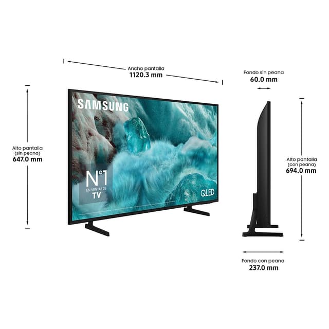 Detalle de Samsung TQ50Q7FAAUXXC 50" QLED 4K