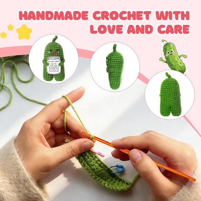 Thumbnail 6 de Wompolle Crochet Pickle Gift