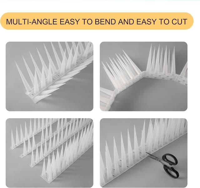 Detalle de OFFO Bird spikes anti pigeon 10cm