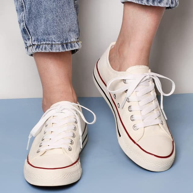 Detalle 2 de UpUGo : 3 paires de lacets plats de 8 mm pour chaussures de sport (8 mm, pour baskets et course à pied)