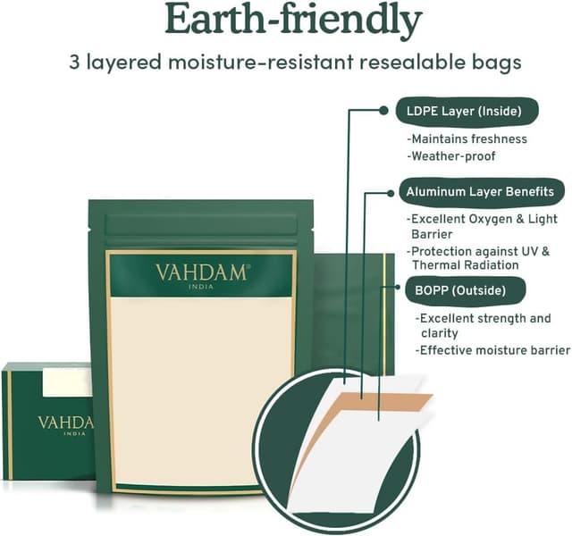 Thumbnail 4 de VAHDAM Té Verde Earl Grey en Hojas Sueltas, 100g