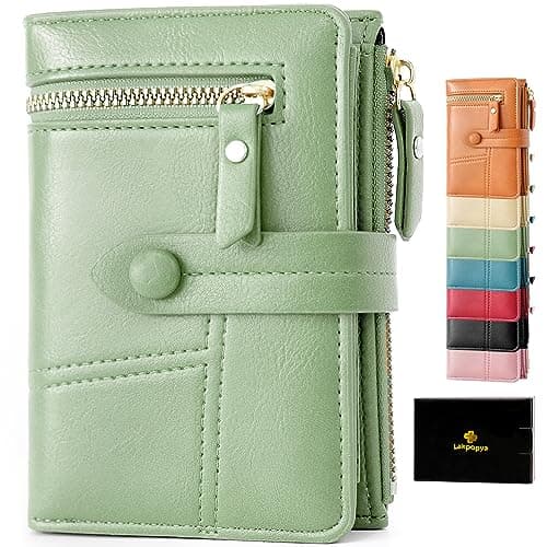 Thumbnail 6 de Lakpopya portefeuille femme PU, porte-monnaie vert ⚖