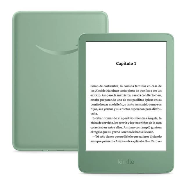 Detalle de Kindle Libro Electrónico 6" 16 GB Verde Matcha