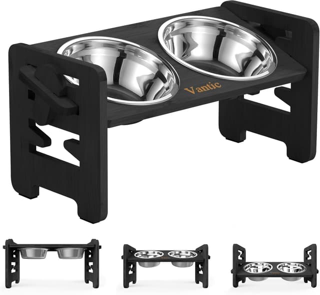 Detalle de Vantic Raised Dog Bowl 6‑height