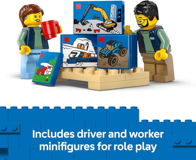 Detalle de LEGO City 60500 Van Toy Truck Kit