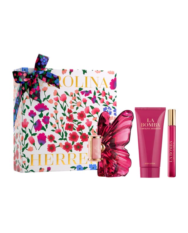 Detalle de Carolina Herrera La Bomba Estuche de regalo CH (cofre con eau de parfum, loción y viaje)