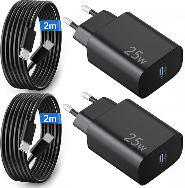 Detalle de Samsung Galaxy S25 Ultra USB-C Cargador 25W ⚡