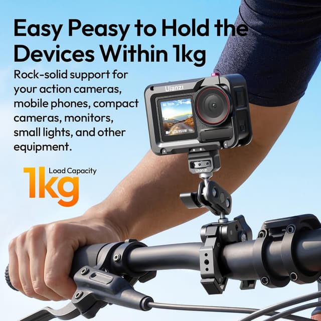 Thumbnail 6 de ULANZI C078 Super Clamp Kamerahalterung mit Magic Arm, 360° Dual-Kugelkopf und 1/4" Gewinde