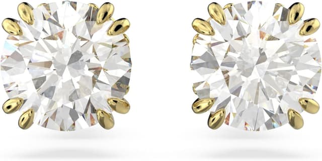 Detalle de Swarovski Stilla Ohrringe Weiße Brillantschliff-Kristalle