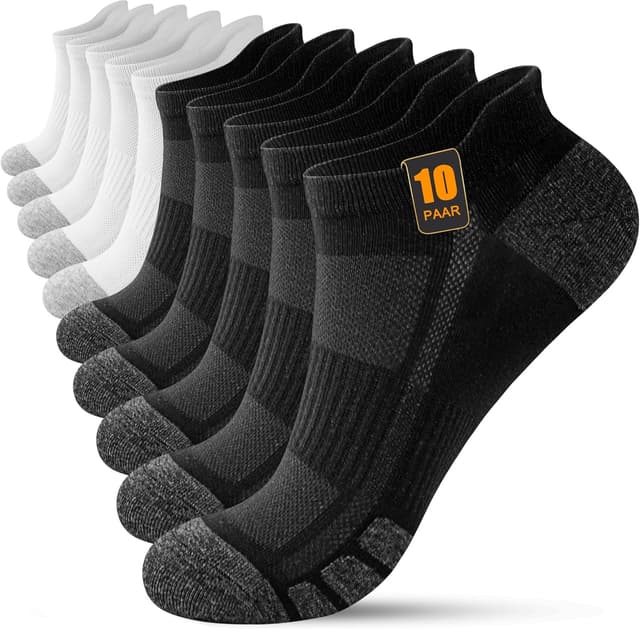 Detalle de FORVEVO Sneaker Socken 10 Paar für Sport