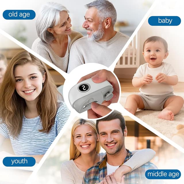 Thumbnail 6 de SJACXANM Tagliaunghie elettrico automatico LED