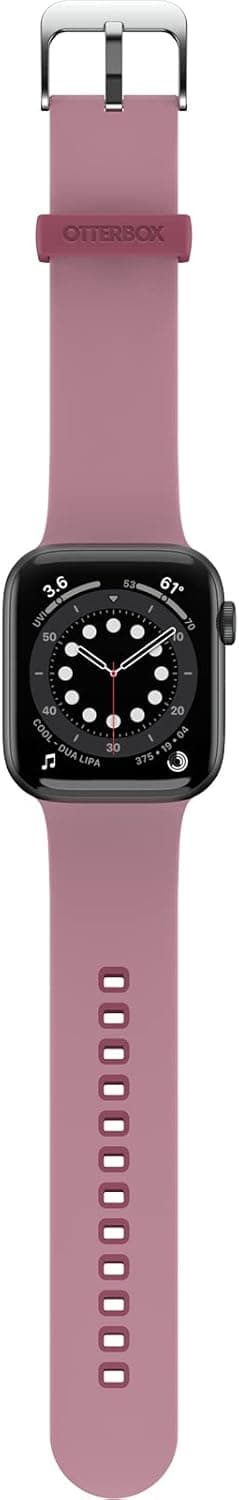 Detalle 2 de Otterbox Bracelet de montre intelligent 42 mm en silicone noir (unisex) pour Apple Watch 44/45/46 mm