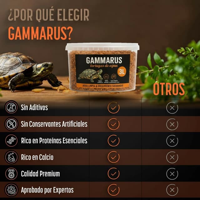 Thumbnail 5 de AF® 300 g Gammarus para tortugas 🐢