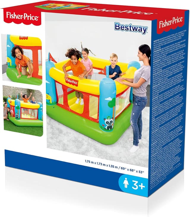Thumbnail 2 de Bestway Fisher-Price Hüpfburg Bouncetastic 175 x 173 cm