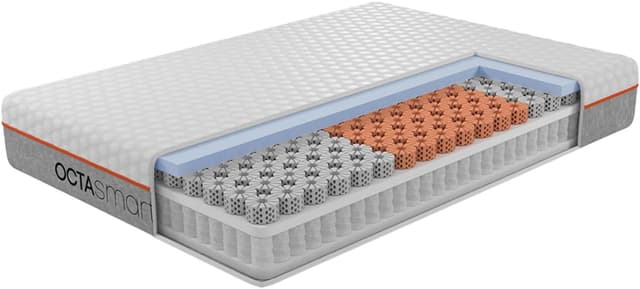 Detalle 2 de Dormeo Octasmart Hybrid Mattress (Octaspring® + pocket springs) | Medium/Firm, 22cm high | UK Single 90 x 190