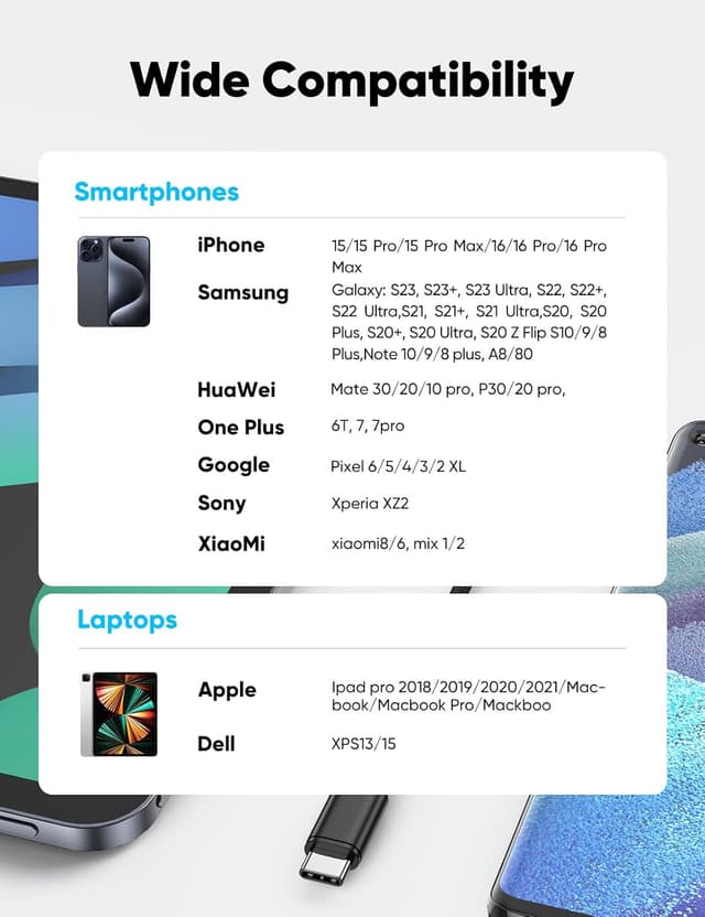 Detalle 2 de Highwings USB-C to 3.5mm Headphone Jack Adapter (3-Pack) — USB C to Aux Dongle for iPhone, Samsung Galaxy, and iPad Pro