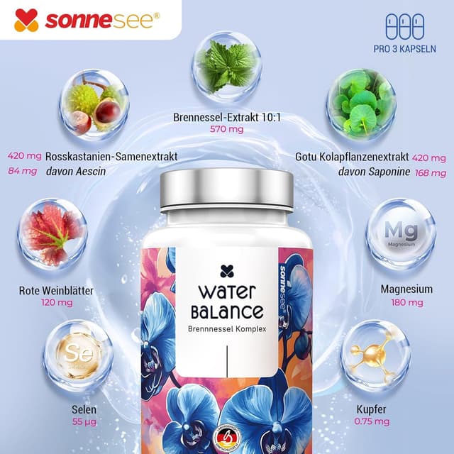Detalle 2 de Sonnesee 7 in1 Wasserbalance Komplex 90 vegane