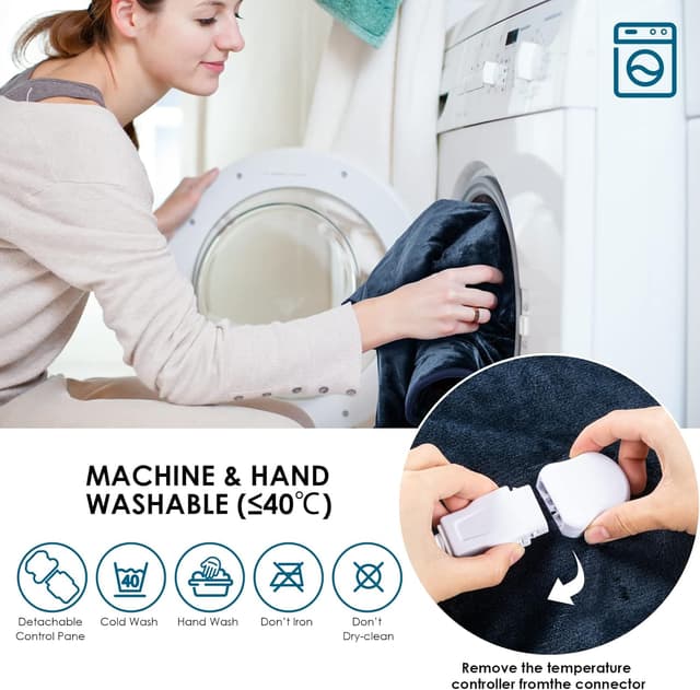 Thumbnail 5 de Olycism Termoforo Elettrico 60x100 cm per Schiena e Collo