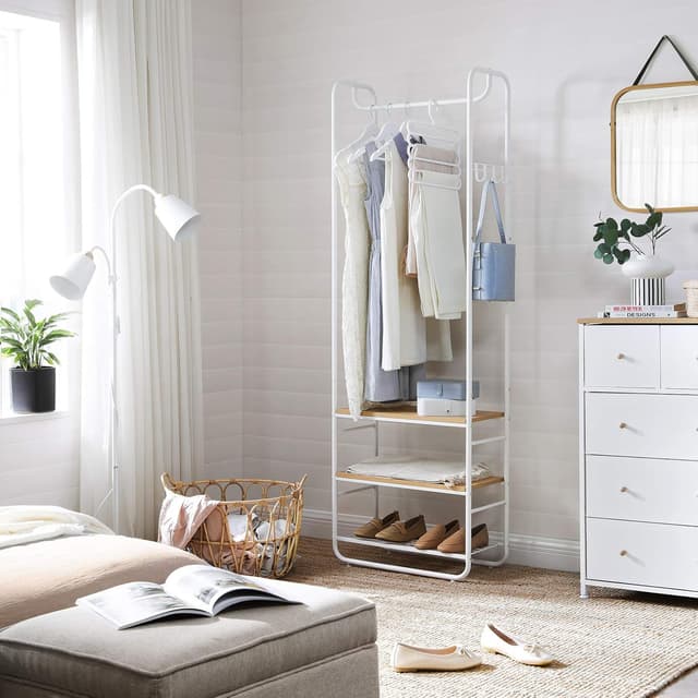 Detalle de VASAGLE HSR81WN appendiabiti 181 cm