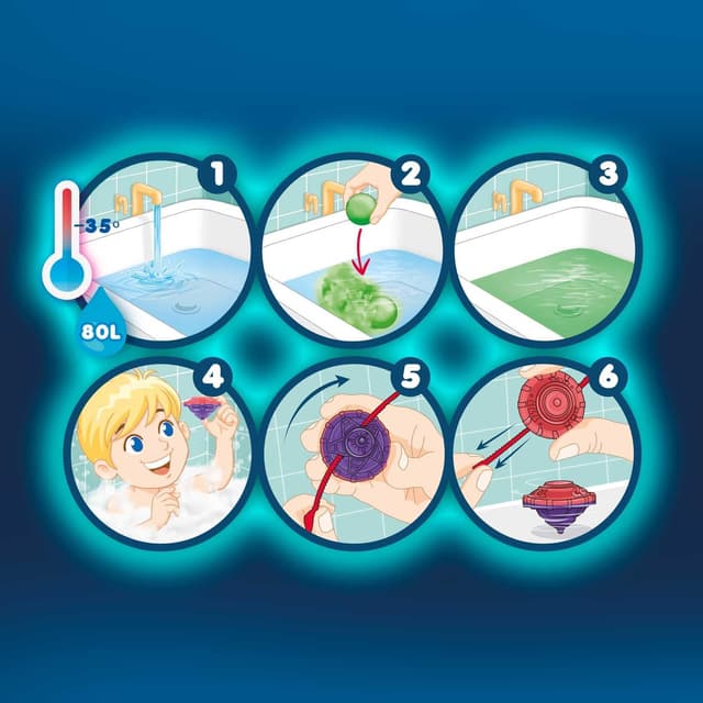 Thumbnail 5 de INKEE Surprise Blade 5x100g bombe da bagno per bambini