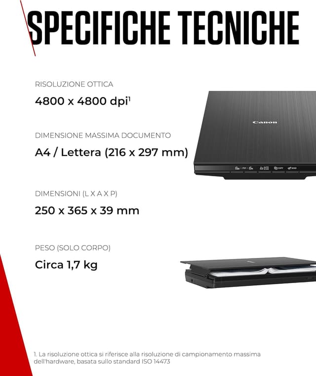 Thumbnail 5 de Canon LiDE 400 Scanner Nero A4