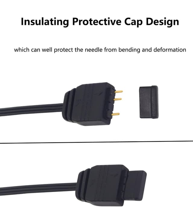 Thumbnail 3 de LANMINGLEL ARGB Splitter Cable 5V 1F to 4M