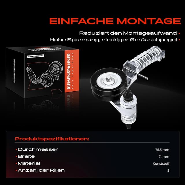 Thumbnail 3 de Frankberg Tendeur courroie trapézoïdale nervures