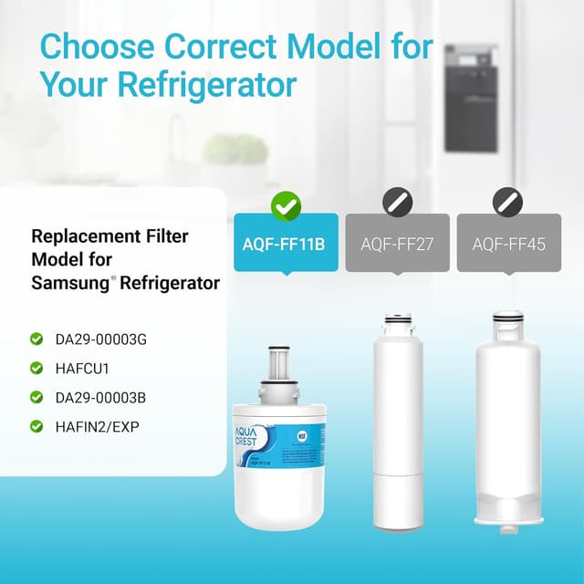 Thumbnail 1 de AQUA CREST DA29-00003G fridge water filter 3-pack 🚰