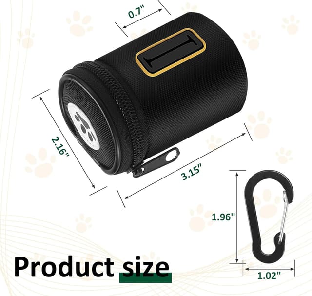 Detalle 1 de RASSE dog poop bags dispenser 1 roll